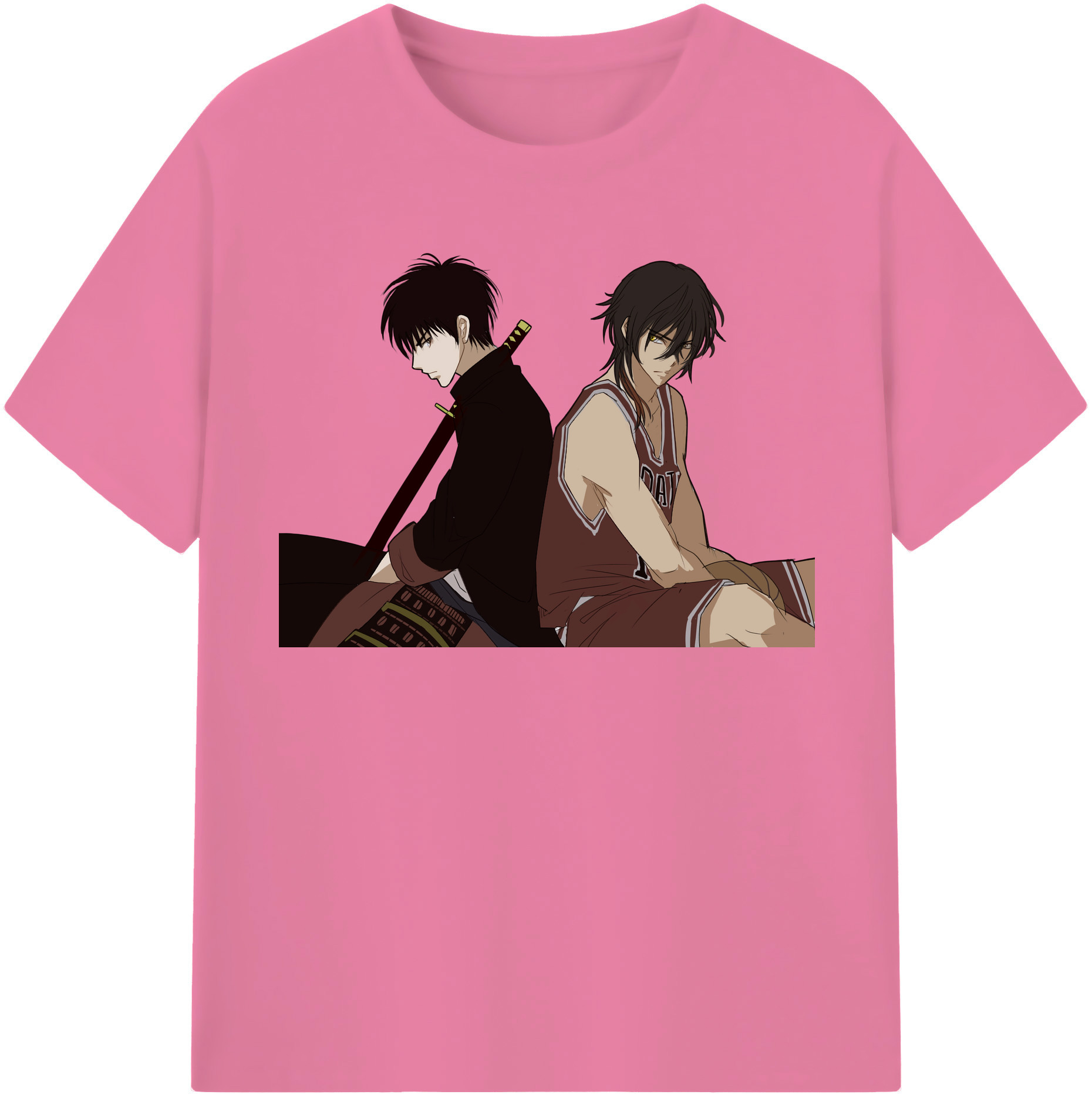 SLAM DUNK／スラムダンク 綿100％半袖Tシャツ（フロントプリント）
